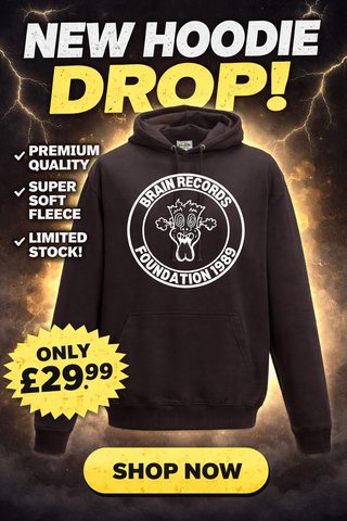 BRAIN FOUNDATION HOODIE π₯ β BLACK / WHITE PRINT