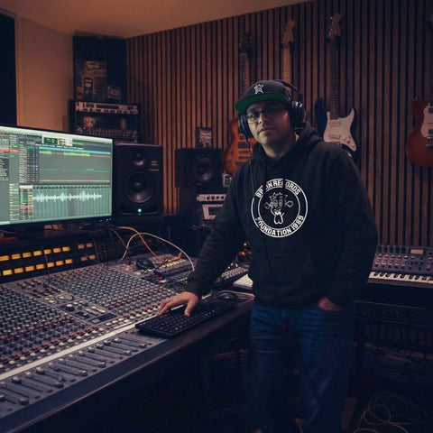 BRAIN FOUNDATION HOODIE π₯ β BLACK / WHITE PRINT