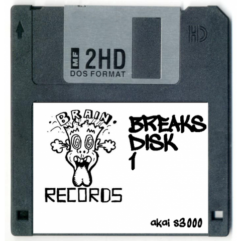 Brain AKAI Breaks floppy Disk ( Omniflop image )