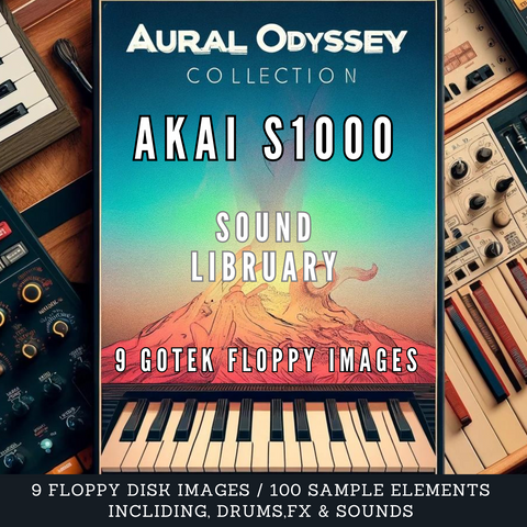 AKAI S1000 Aural Oddessy ( 9 Floppy Disk Images )