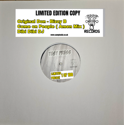 Bizzy B – All Original Don  Limited Signed  Test Press!