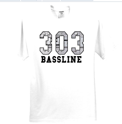 303 Bassline Tribute Tee