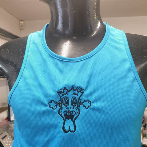 Brain Sports Vest ( Embroidered Logo ) Limited edition