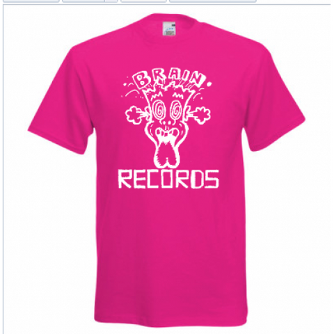 BRAIN RECORDS OFFICIAL T SHIRT ( 12 COLOURS )