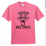 BRAIN RECORDS OFFICIAL T SHIRT ( 12 COLOURS )