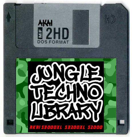 JUNGLE TECHNO LIBRARY 22 DISKS!