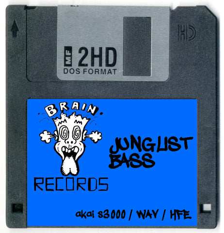 BRAIN AKAI JUNGLIST BASS FLOPPY DISK ( OMNIFLOP  / HFE IMAGE )