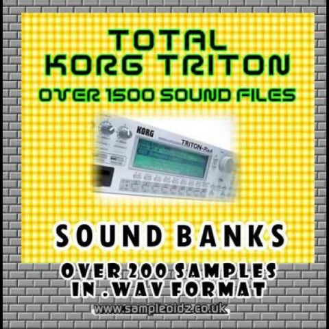 TOTAL KORG TRITON- OVER 1500 SOUNDS!!!!