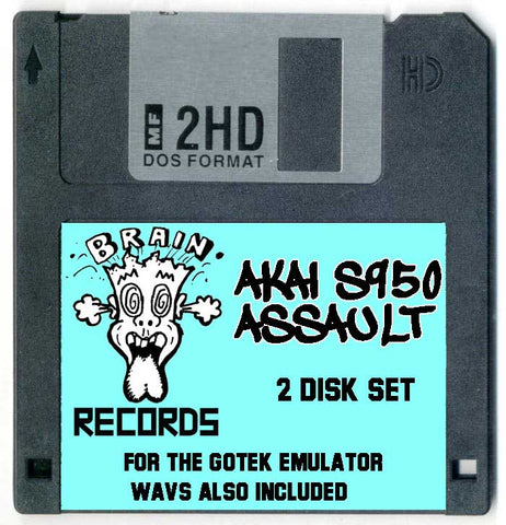 Akai S950 Assault BREAKS KIT 2 DISKS